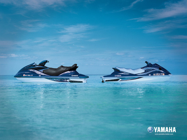 Обои картинки фото yamaha, wvr, корабли, гидроциклы