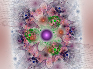 Картинка 3д графика fractal фракталы абстракция рисунок узор
