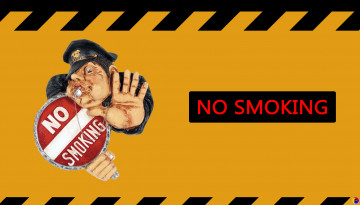 Картинка разное надписи логотипы знаки не курить yelow no news стоп smoking