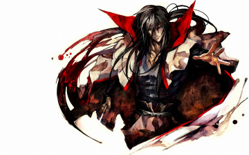 Картинка аниме rurouni kenshin меч самурай