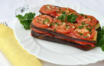 Картинка еда салаты +закуски баклажаны помидоры