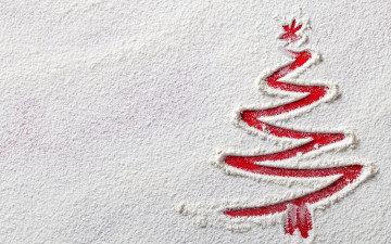 обоя праздничные, - разное , новый год, christmas, tree, рождество, елка, merry, снег, новый, год, new, year, snow