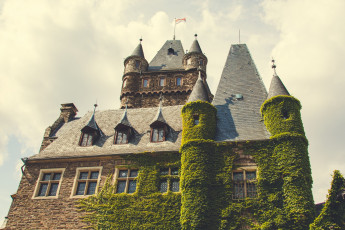 Картинка cochem+castle города кохем+ германия cochem castle