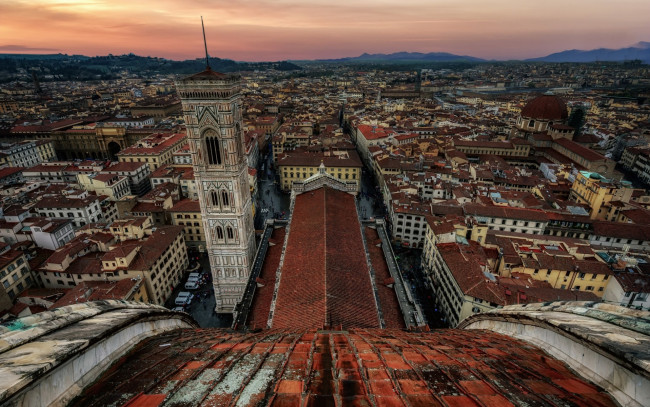Обои картинки фото города, флоренция , италия, панорама