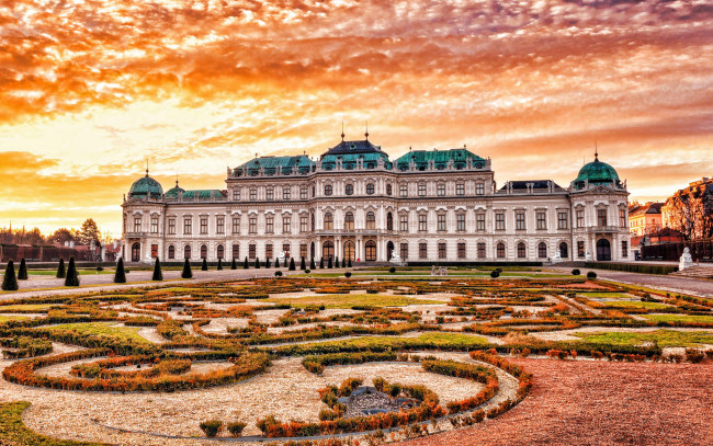 Обои картинки фото города, вена , австрия, belvedere, palace