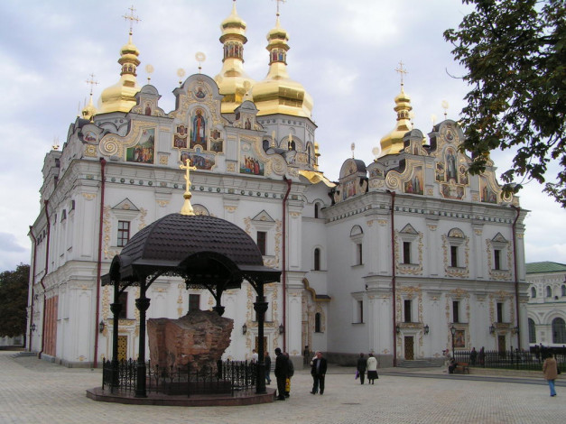 Обои картинки фото киев, михайловский, собор, города