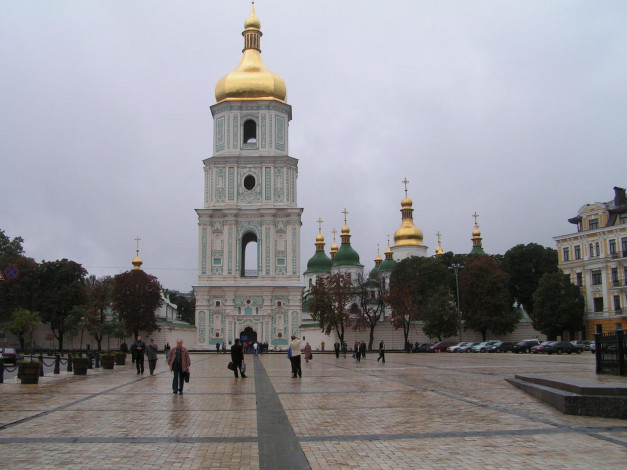 Обои картинки фото киев, собор, свЯтой, софии, города