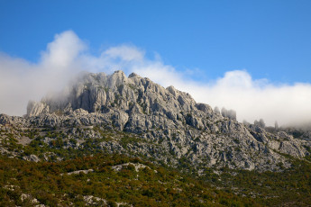 Картинка хорватия природа горы облака