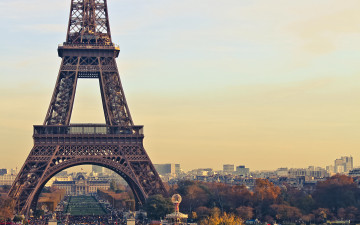 Картинка paris france города париж франция eiffel tower эйфелева башня
