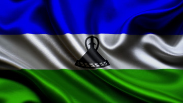 Картинка lesotho разное флаги гербы флаг лесото