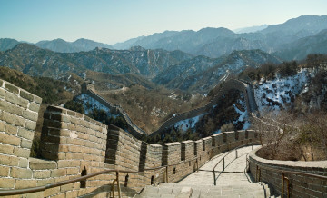 Картинка города -+исторические +архитектурные+памятники стена горы китай great+wall+of+china china великая+китайская+стена