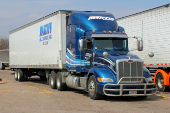 Картинка peterbilt+truck автомобили peterbilt тяжелый грузовик седельный тягач