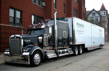 Картинка kenworth автомобили тяжелый седельный грузовик тягач