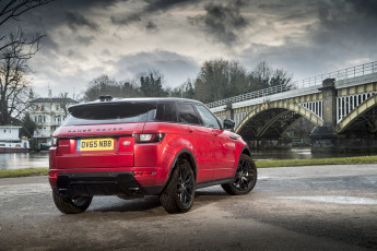 Картинка автомобили range+rover range rover evoque hse dynamic uk-spec 2015г красный