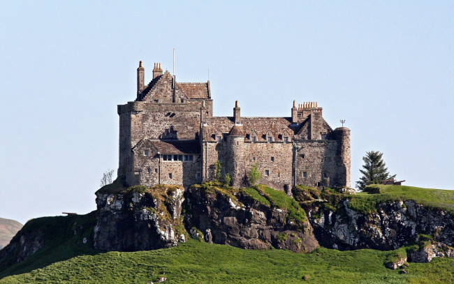 Обои картинки фото duart castle,  scotland, города, - дворцы,  замки,  крепости, scotland, duart, castle