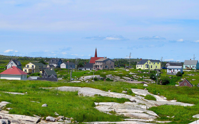 Обои картинки фото города, - пейзажи, деревня, норвежская