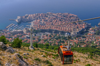 Картинка dubrovnik города дубровник+ хорватия панорама побережье