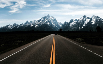 Картинка природа дороги шоссе горы