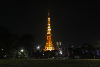 Картинка tokyo+tower города токио+ Япония город