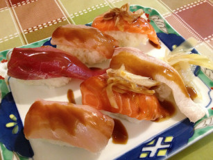 Картинка еда рыба +морепродукты +суши +роллы рис