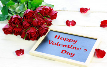 Картинка праздничные день+святого+валентина +сердечки +любовь день святого валентина розы букет бутоны лепестки поздравление