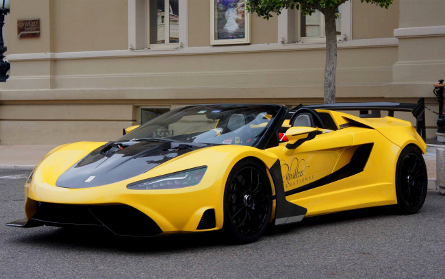 Обои картинки фото автомобили, -unsort, yellow, hypercar, car