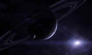 Картинка космос арт планеты вселенная звезды