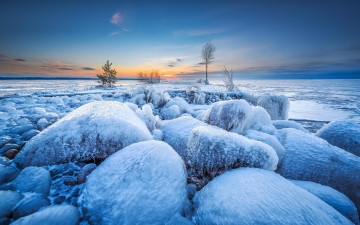 Картинка природа зима лед