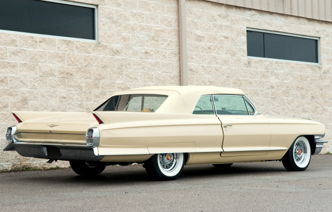 Обои картинки фото cadillac sixty two convertible 1962, автомобили, cadillac, sixty, two, 1962, convertible