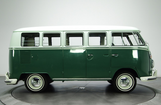 Обои картинки фото volkswagen t1 deluxe bus 1964, автомобили, volkswagen, bus, deluxe, t1, 1964