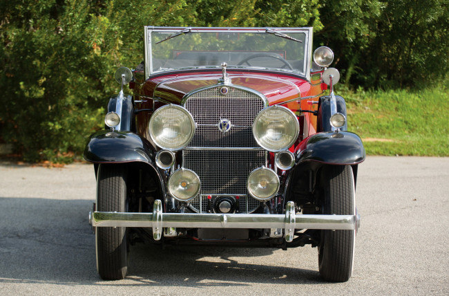 Обои картинки фото cadillac v12-370-a convertible coupe 1931, автомобили, cadillac, coupe, 1931, v12-370-a, convertible