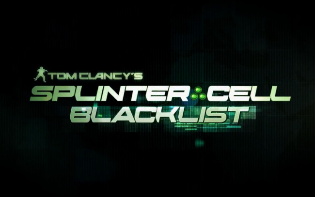 Обои картинки фото видео игры, tom clancy`s splinter cell,  blacklist, надпись