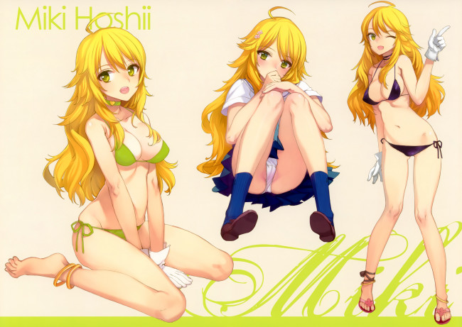 Обои картинки фото hoshii, miki, аниме, idolm@ster, idolmaster