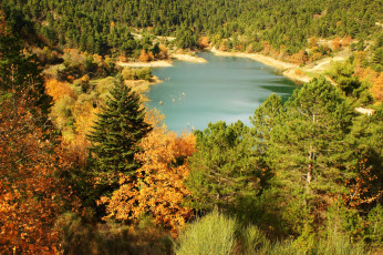 Картинка tsivlos lake греция природа реки озера озеро