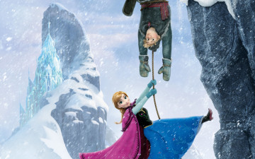 Картинка frozen мультфильмы снеговик олаф олень свен ледяной замок королевство эрендель лёд снег анимация уолт дисней холодное сердце снежинки кристофф анна принцесса