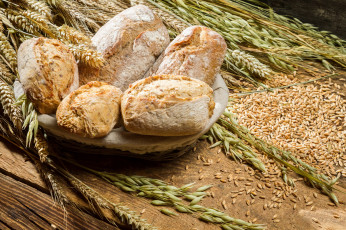 Картинка еда хлеб +выпечка зерна