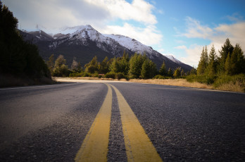 Картинка природа дороги argentina лес шоссе дорога горы