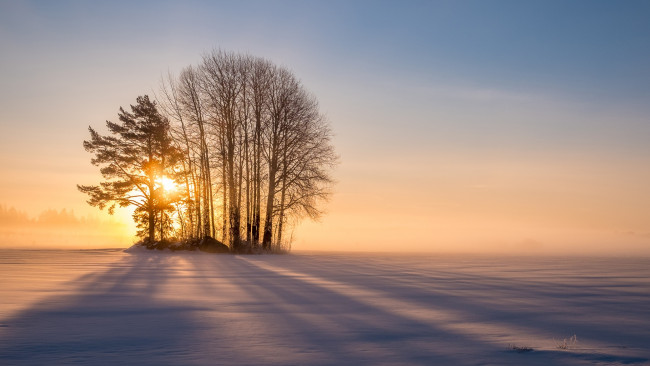 Обои картинки фото природа, восходы, закаты, финляндия