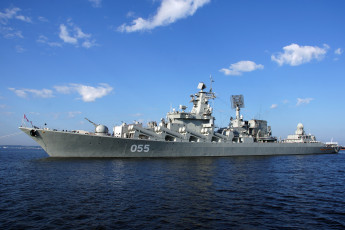 Картинка корабли крейсеры +линкоры +эсминцы маршал устинов советский российский ракетный крейсер дальней морской океанской зоны проект 1164 атлант северный флот