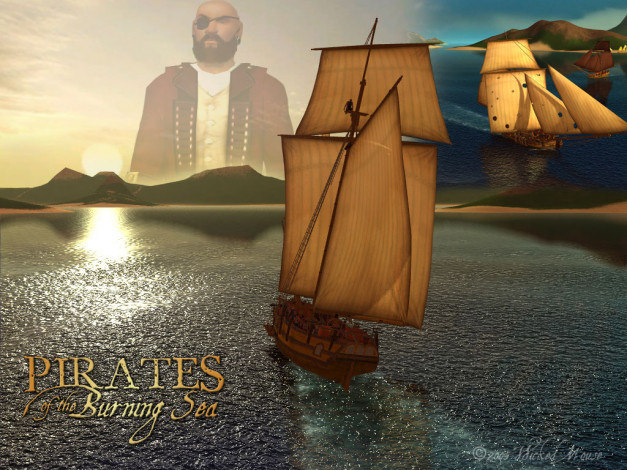 Обои картинки фото видео, игры, корсары, онлайн, pirates, of, the, burning, sea