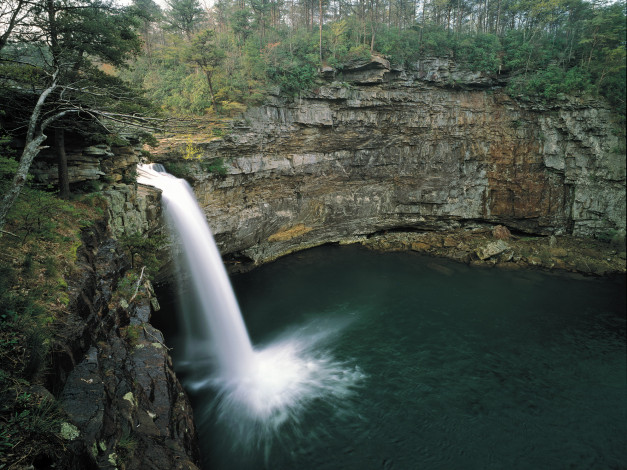 Обои картинки фото природа, водопады, usa, blackwater, falls, state, park