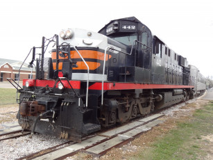 обоя austin, steam, train, техника, локомотивы, рельсы, состав, дизельэлектровоз