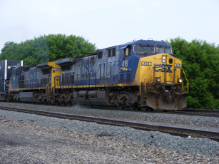 Картинка csx 416 техника локомотивы железная дорога дизельэлектровоз