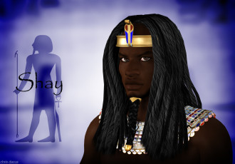 обоя 3д, графика, historical, история, древний, египет, бог, фараон
