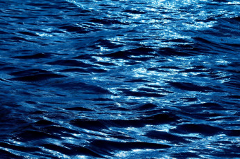 Картинка природа вода глубина синий волны рябь
