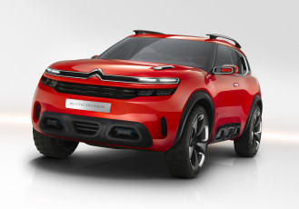 обоя автомобили, citroen, красный, aircross, concept, 2015г, citroеn