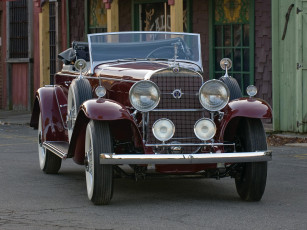 Картинка cadillac+v12+roadster+by+fleetwood+1931 автомобили классика авто