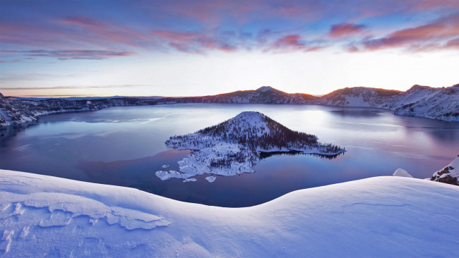 Обои картинки фото crater lake, oregon, природа, реки, озера, crater, lake