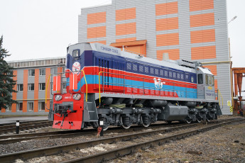 Картинка тепловоз техника локомотивы локомотив маневровый рельсы