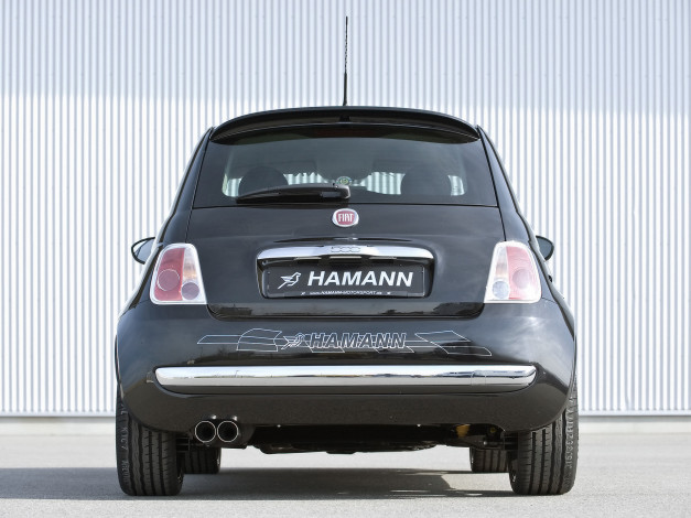 Обои картинки фото 2008, hamann, sportivo, fiat, 500, автомобили
